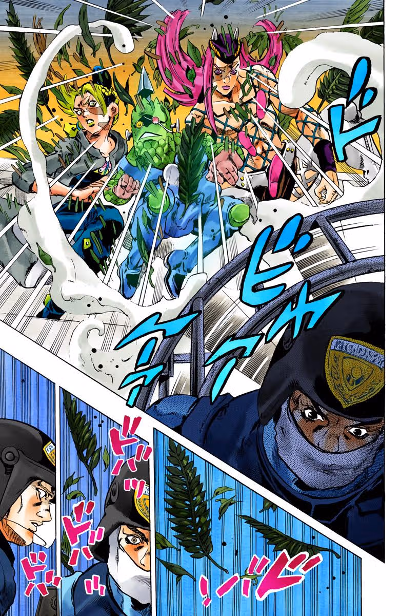 Невероятные Приключения ДжоДжо — Часть 6: Каменный океан (В цвете) — Том 9 · Глава 80, страница 13