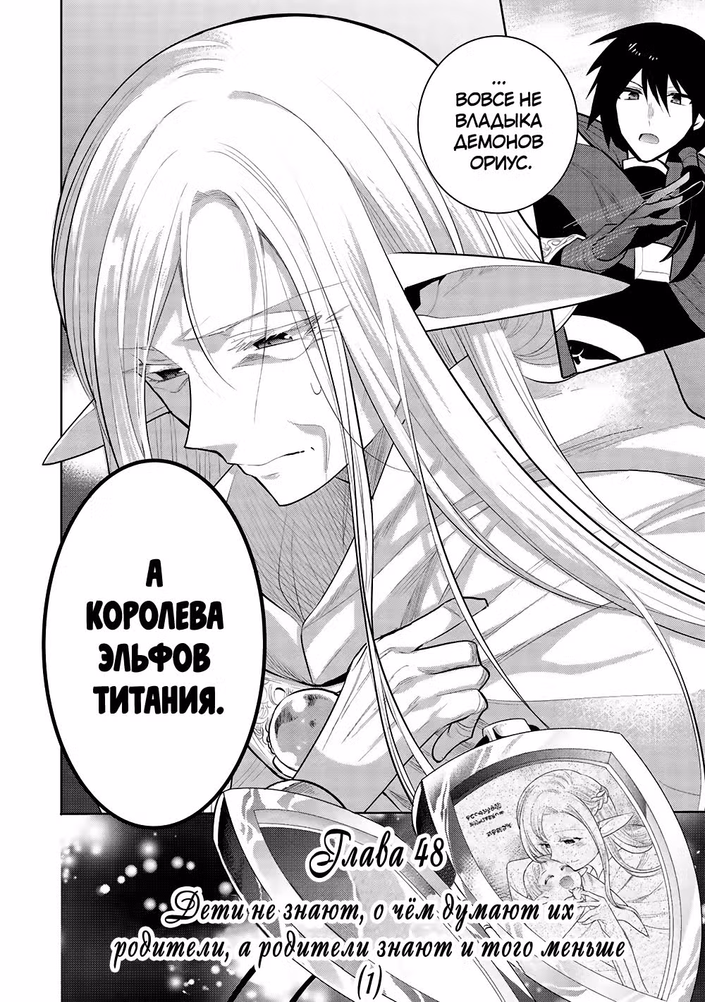 Я, Владыка демонов, взял эльфийку в жёны. И как прикажете её любить? — Том 9 · Глава 48, страница 25