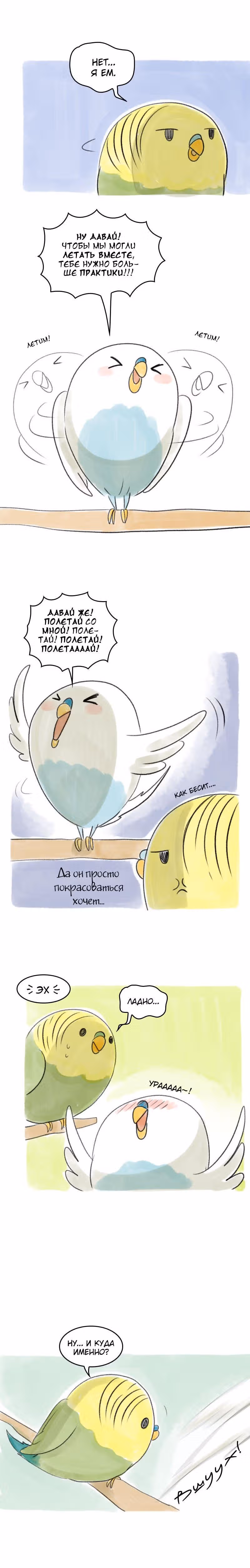 Жизнь волнистого попугайчика! — Том 1 · Глава 30, страница 3