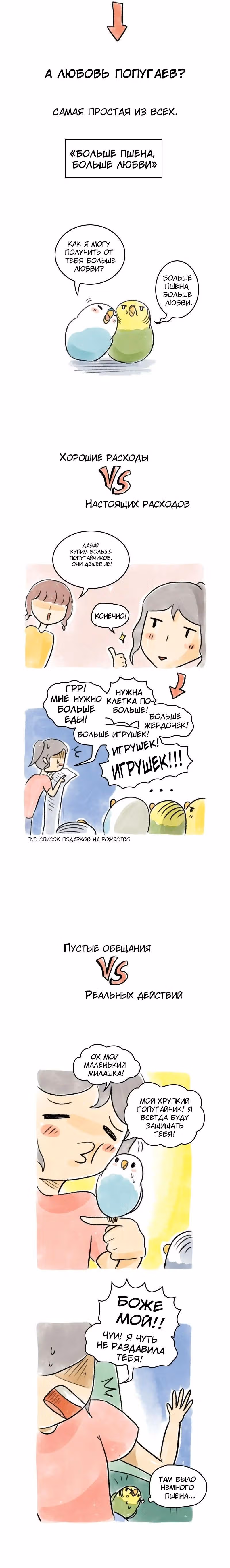 Жизнь волнистого попугайчика! — Том 1 · Глава 61, страница 4