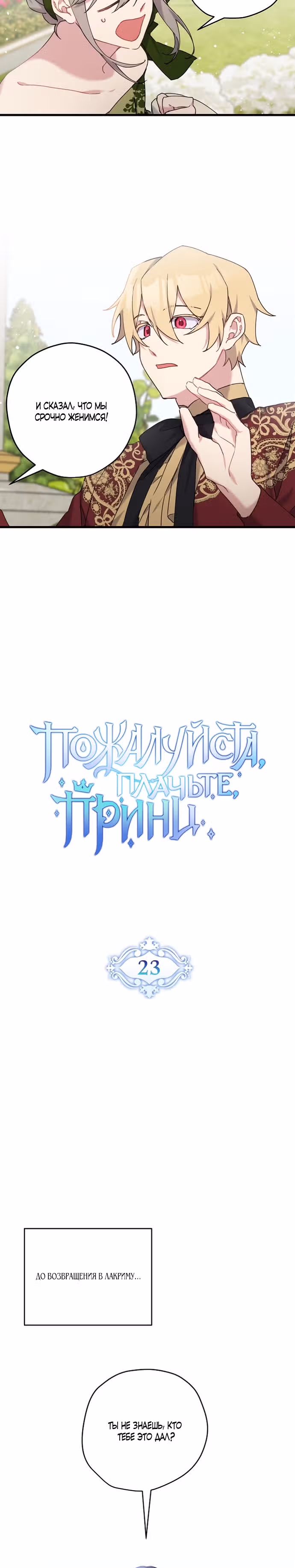 Пожалуйста, плачьте, принц — Том 1 · Глава 23, страница 4