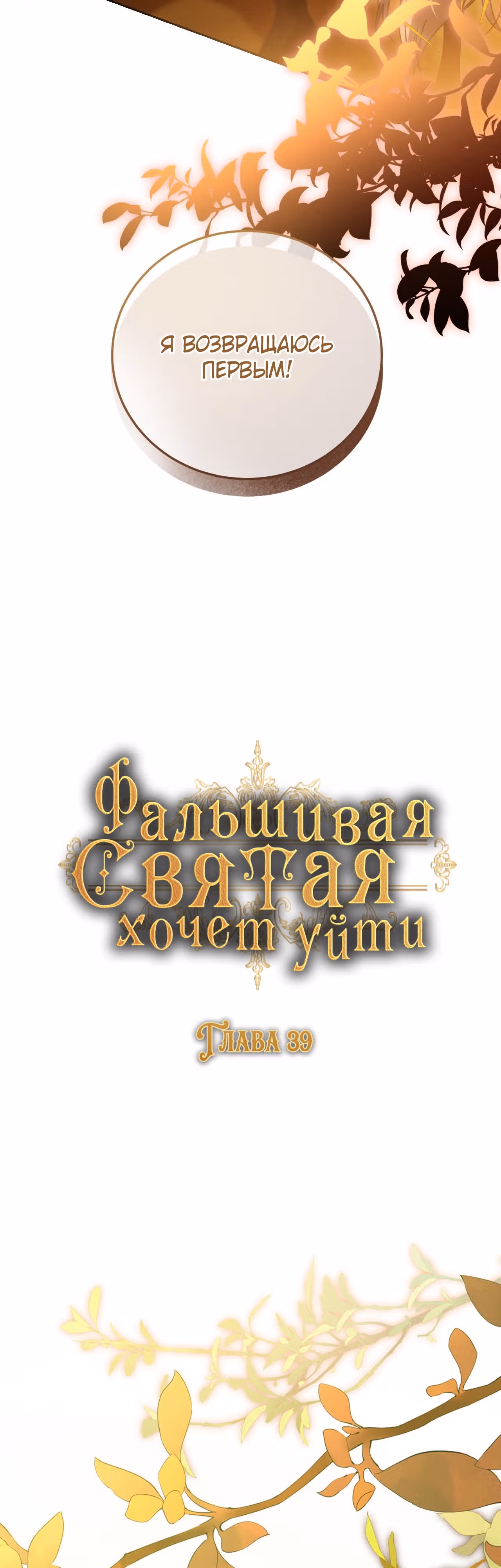Фальшивая святая хочет уйти — Том 1 · Глава 39, страница 19