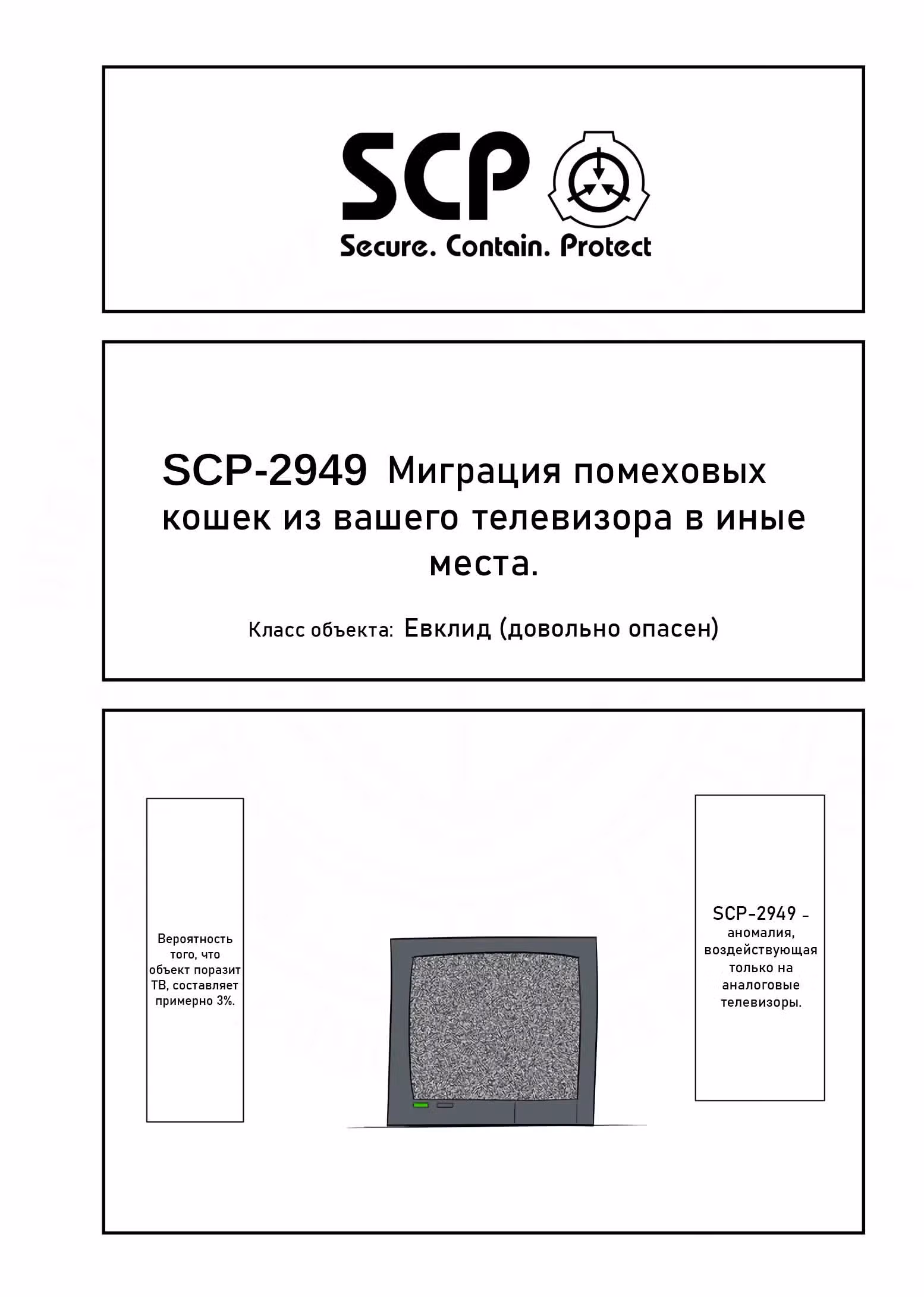 Вкратце об объектах SCP — Том 1 · Глава 173, страница 1