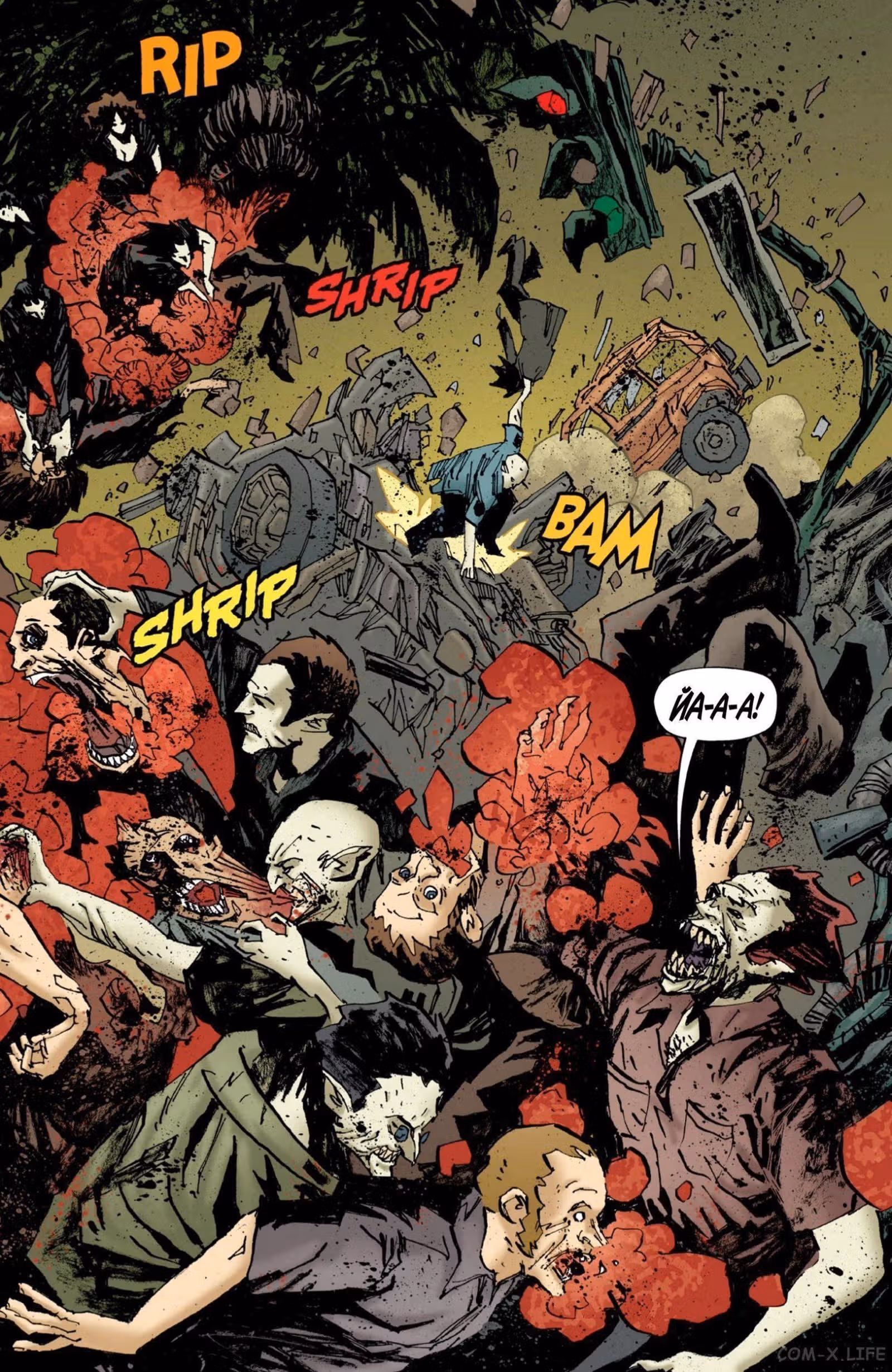 Жуткие преступления Последняя ночь  30 дней ночи Кроссовер — Том 1 · Глава 4, страница 12